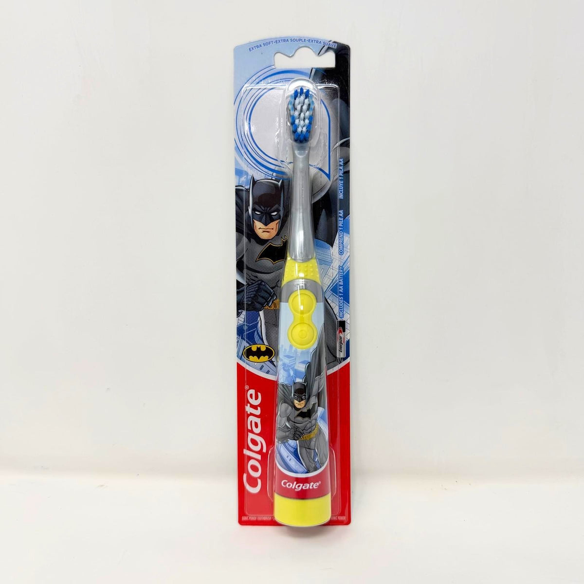 Kids Battery Powered Toothbrush Set - Batman & Unicorn Soft Bristle