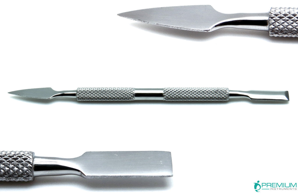 Set of 4 Stainless Steel Nail Pushers & Cuticle Removers for Manicure Pedicure