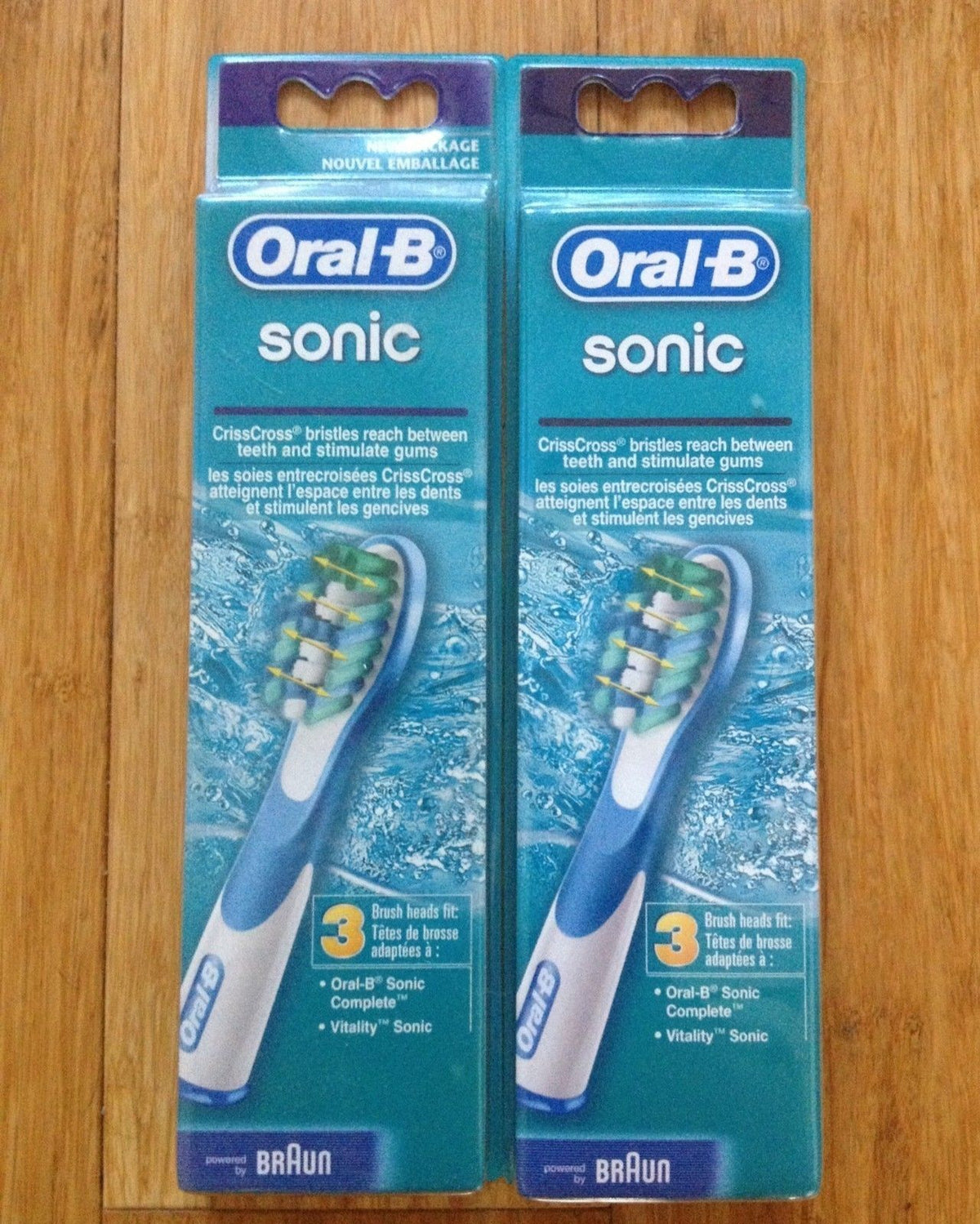 Oral-B Sonic Complete Replacement Toothbrush Heads - 6 Pack for Vitality S200 S320