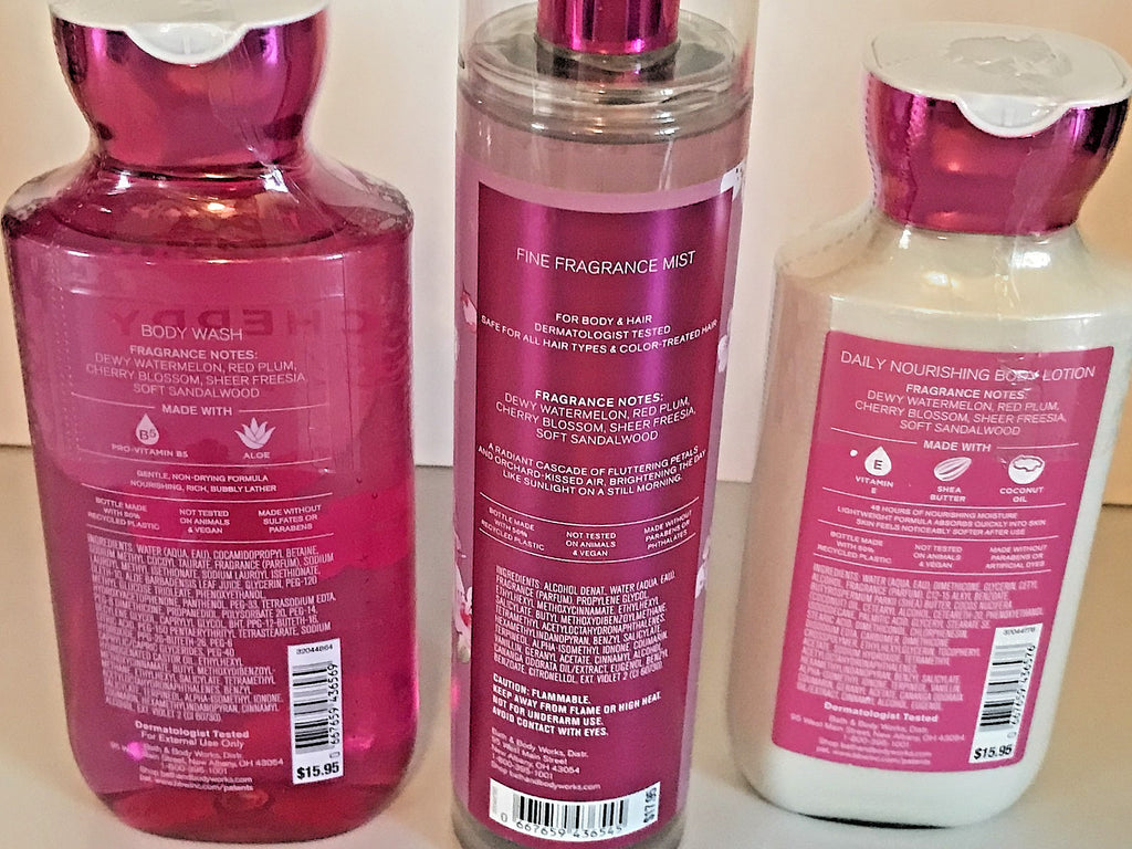 Cherry Blossom Fragrance Mist Lotion & Body Wash Set - Bath & Body Works