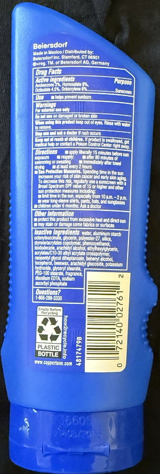 Coppertone Sport Sunscreen Lotion SPF 30 7oz - Water-Resistant UV Protection