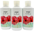 Bath & Body Works Poppy Body Wash Set - 3 Bottles, 10 oz Each