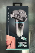 Rechargeable Cordless Rotary Electric Shaver for Men - Stainless Steel