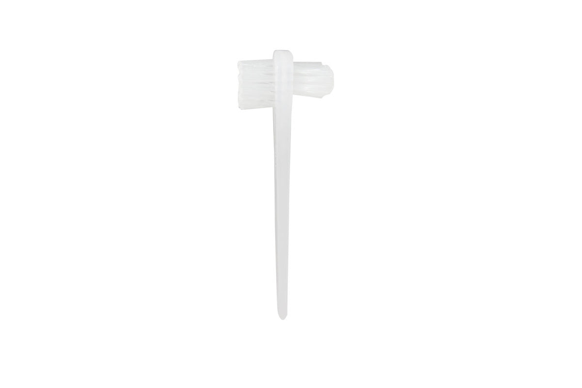 Denture Toothbrush Two-Sided Clear Handle 144 Pack - Oral Care