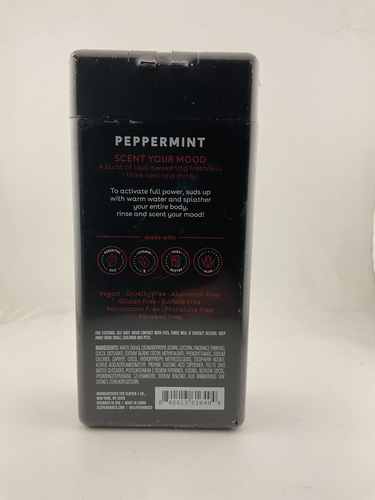 Citrus Body Wash with Peppermint - 16 fl oz Moisturizing Shower Gel