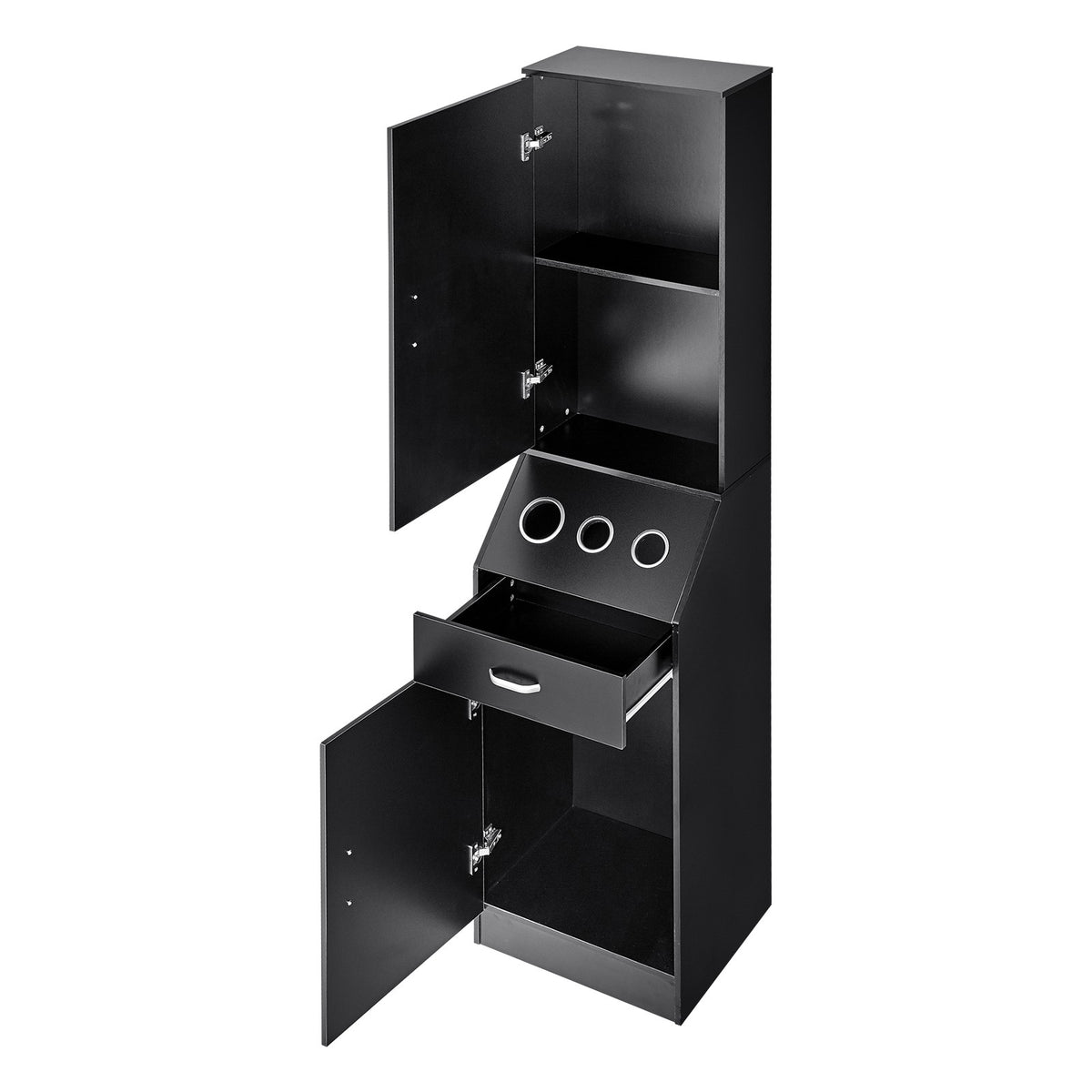 Salon Storage Cabinet with Drawers & Shelves for Hair Stylist Organizer