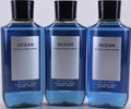 Men's Ocean 3-in-1 Hair Face Body Wash Gel - 10 Oz, Pack of 3