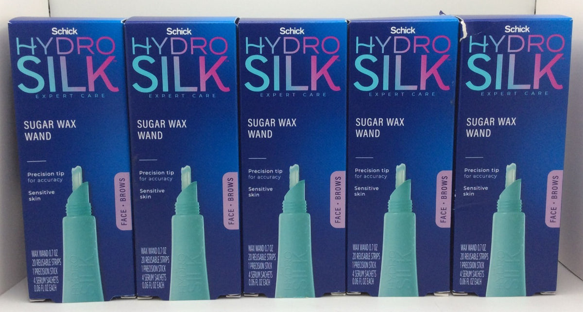 Schick Hydro Silk Face & Brow Wax Wand - 0.7 oz, 5-Pack