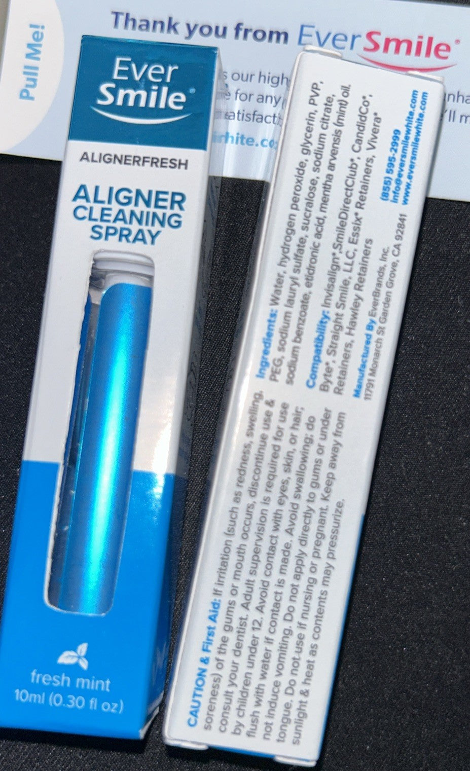 On-the-Go Aligner & Retainer Cleaning & Whitening Spray 10ml x 2