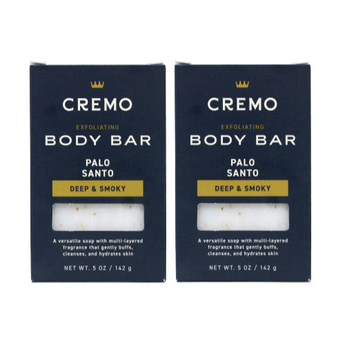 Exfoliating Body Bar Pack with Lava Rock Shea Butter Palo Santo - 2 Pack