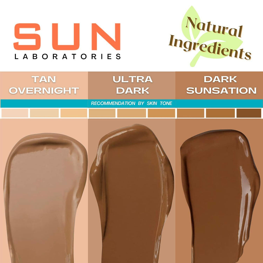 Self Tanning Lotion Medium Tan - 4oz Overnight Sunless Tanner for Natural Glow