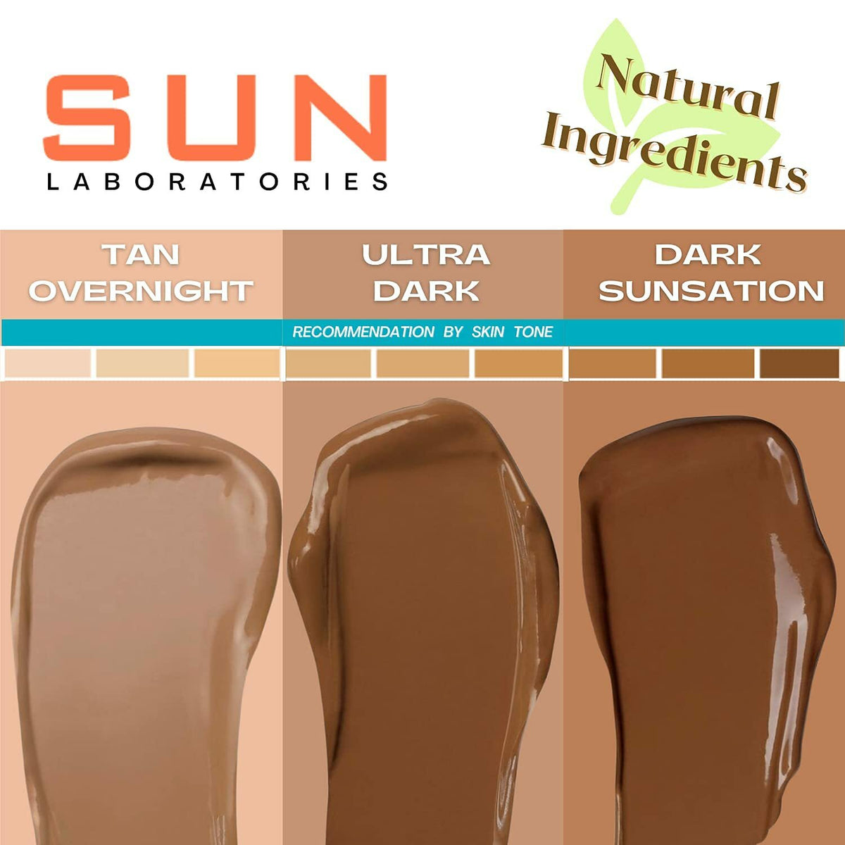 Self Tanning Lotion Medium Tan - 4oz Overnight Sunless Tanner for Natural Glow