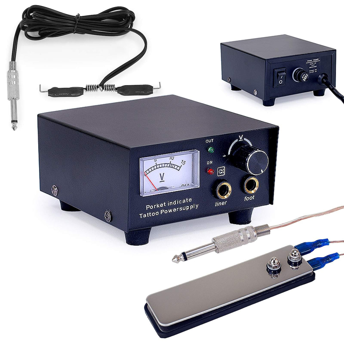 Starter Tattoo Kit - 2 Machine Equipment Set for Lining & Shading