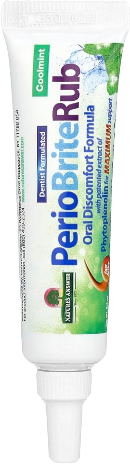 Periorub Dentist-Approved Oral Gel for Healthy Gums & Instant Relief - 0.5 oz