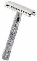 Merkur Standard Safety Razor with Bar #33C + 5 Free Double Edge Blades