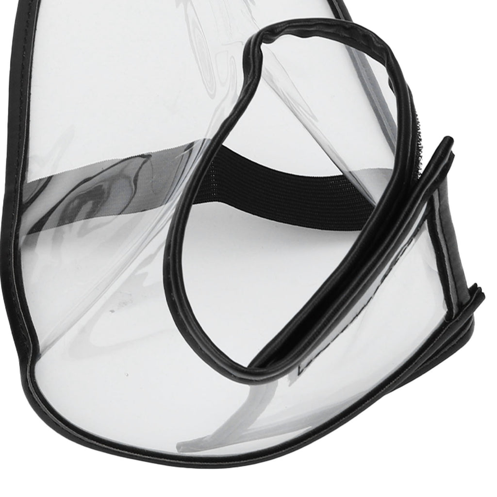 Reusable Folding Hairdresser Shoe Covers - Transparent Waterproof Salon Footwear Protection