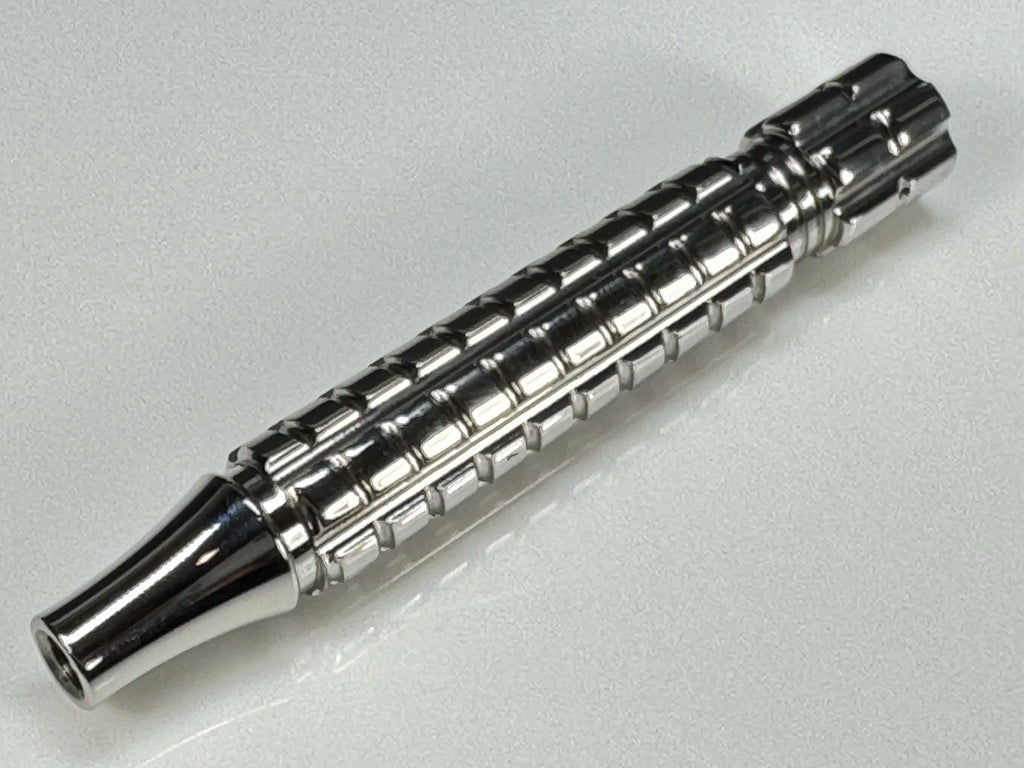 Stainless Steel Safety Razor Handle CNC Spiral Options for Double Edge Razors