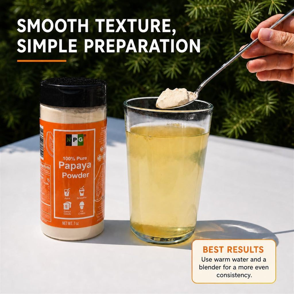 Freeze-Dried Papaya Powder - Natural Tropical Fruit for Baking & Smoothies