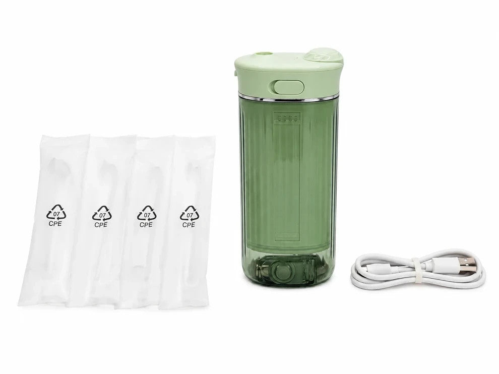 Portable Water Flosser Oral Irrigator with 4 Nozzles - Travel Friendly Compact Design