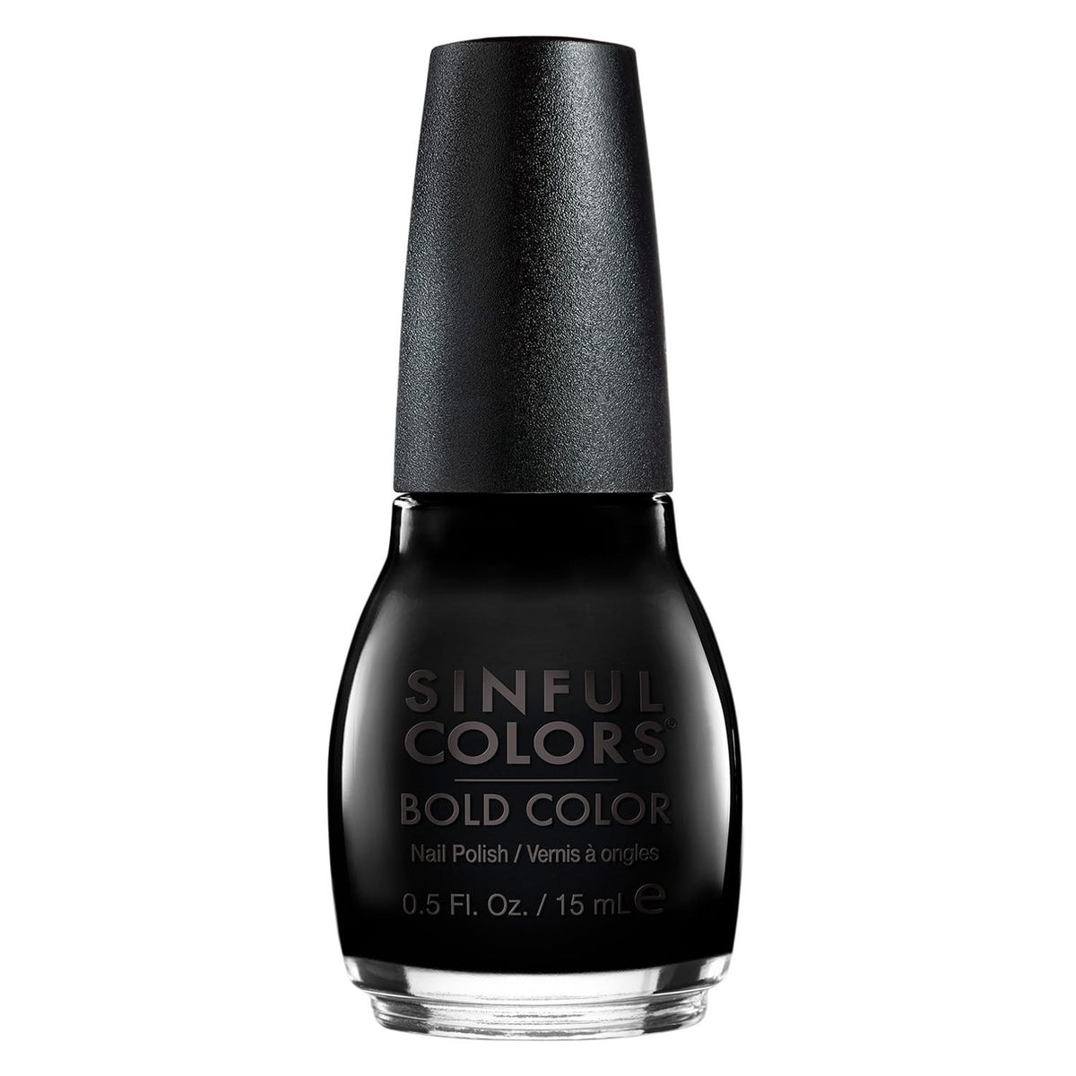 Black Nail Polish - Sinful Colors Professional 0.5 fl oz