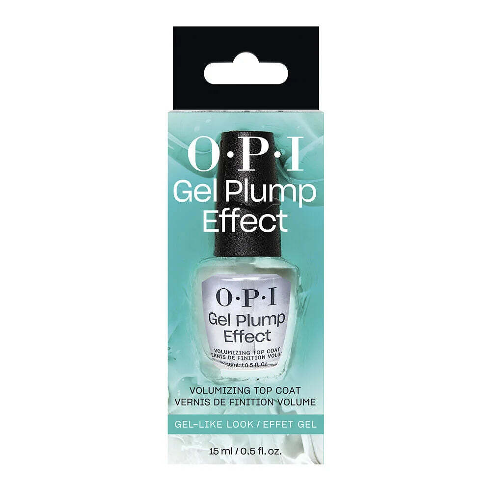 Nail Plumping Top Coat - Gel-Like Finish, High-Gloss, 15ml