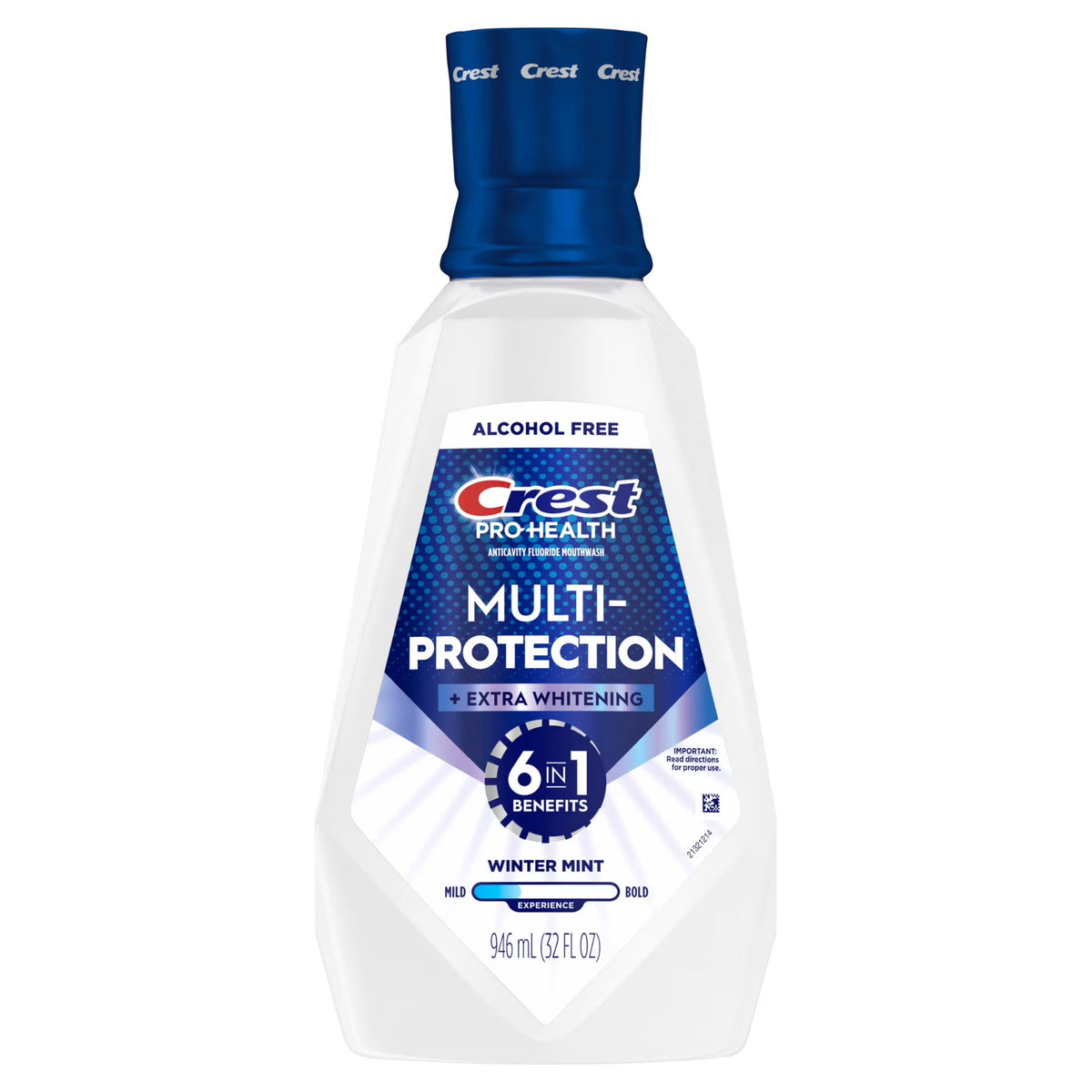 Crest Pro-Health Fluoride Whitening Alcohol-Free Mouthwash 32 fl oz