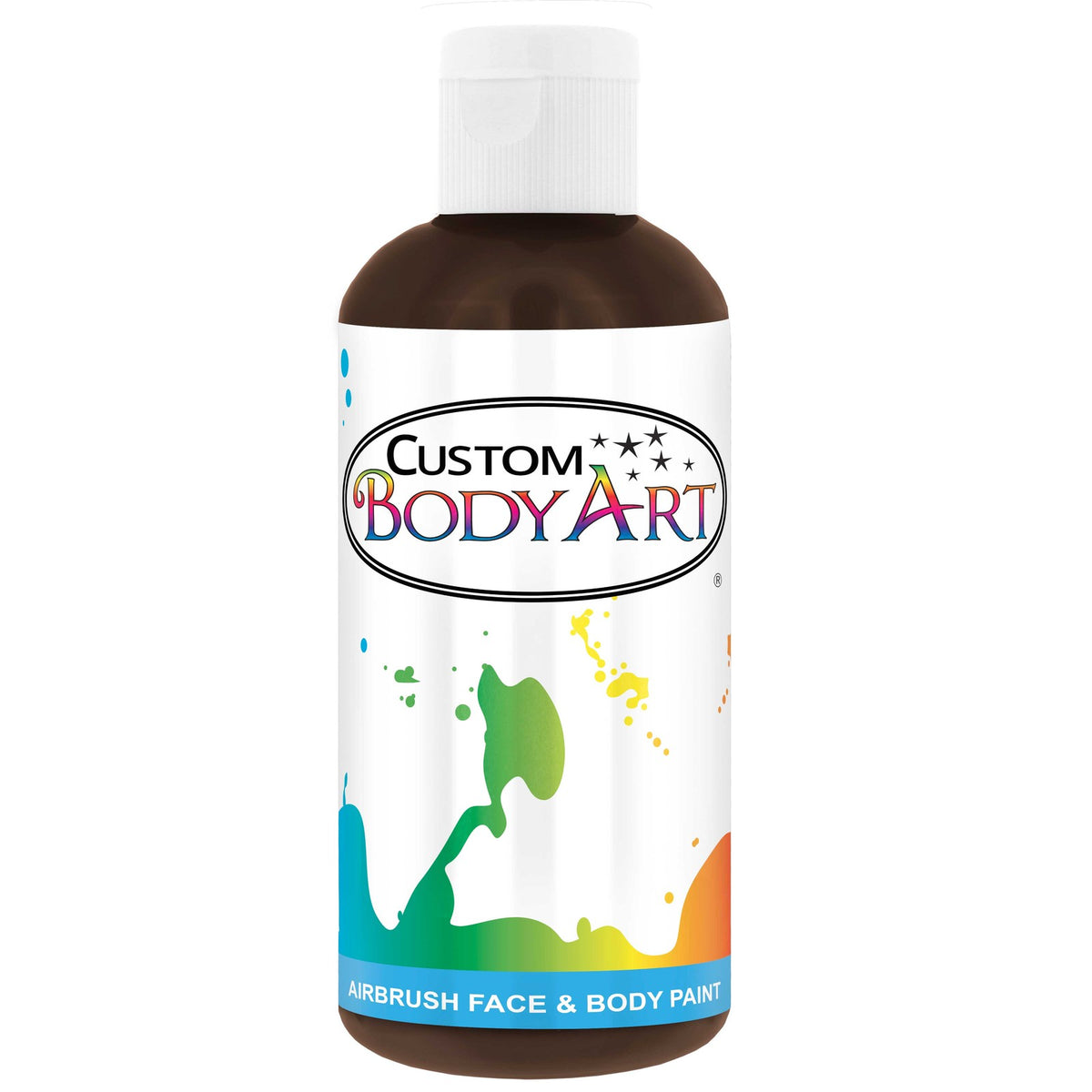 Brown Water-Based Airbrush Body Paint for Face & Body – 8 oz