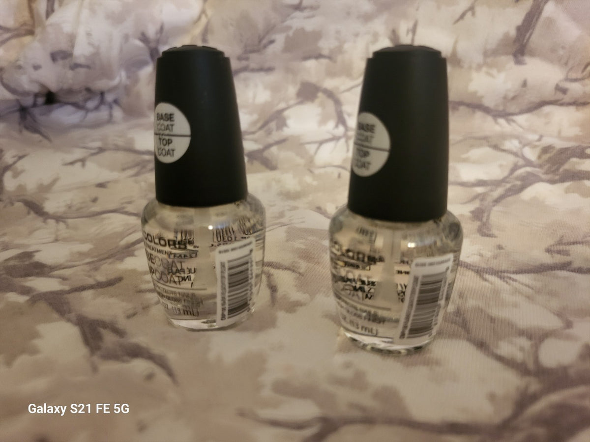 Clear Nail Polish Top Coat - 2 Pack, 0.44 Fl Oz - L.A. Colors