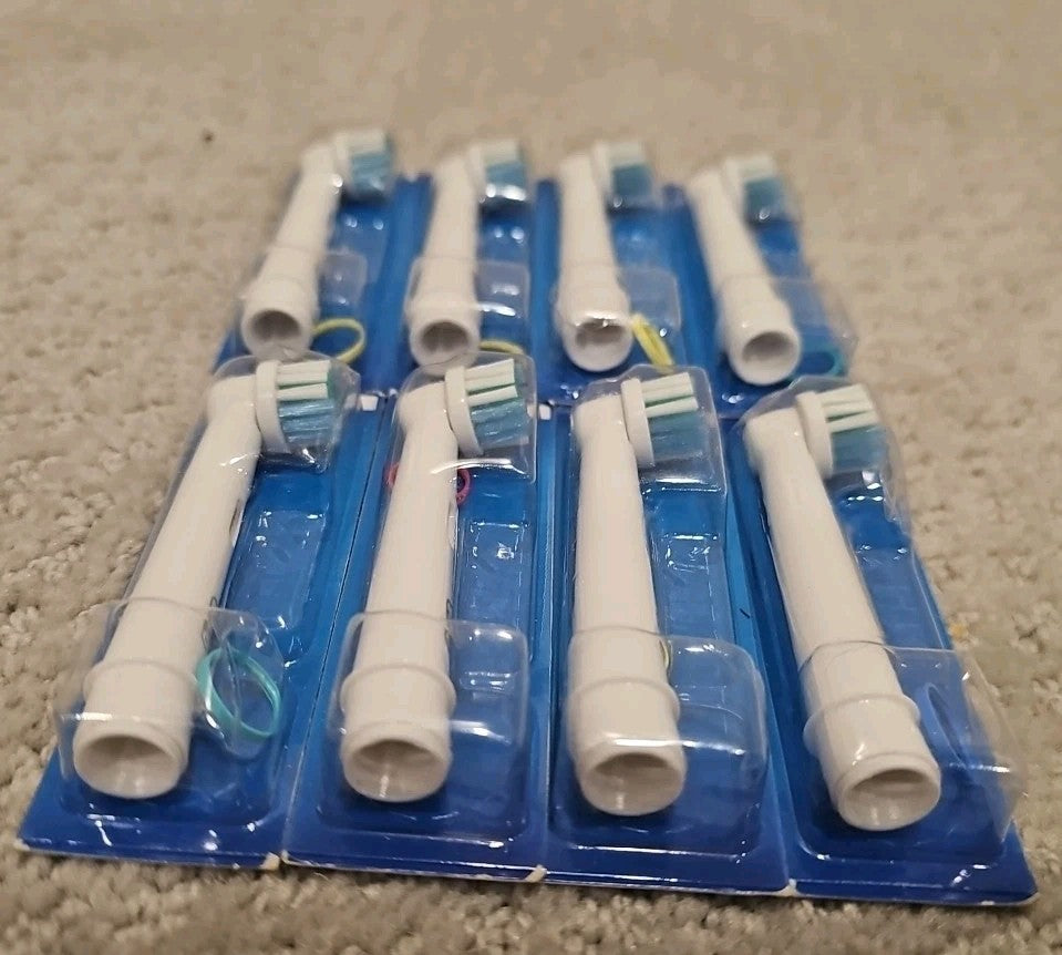 Oral-B Precision Clean Toothbrush Replacement Heads 8 Pack - OEM Genuine
