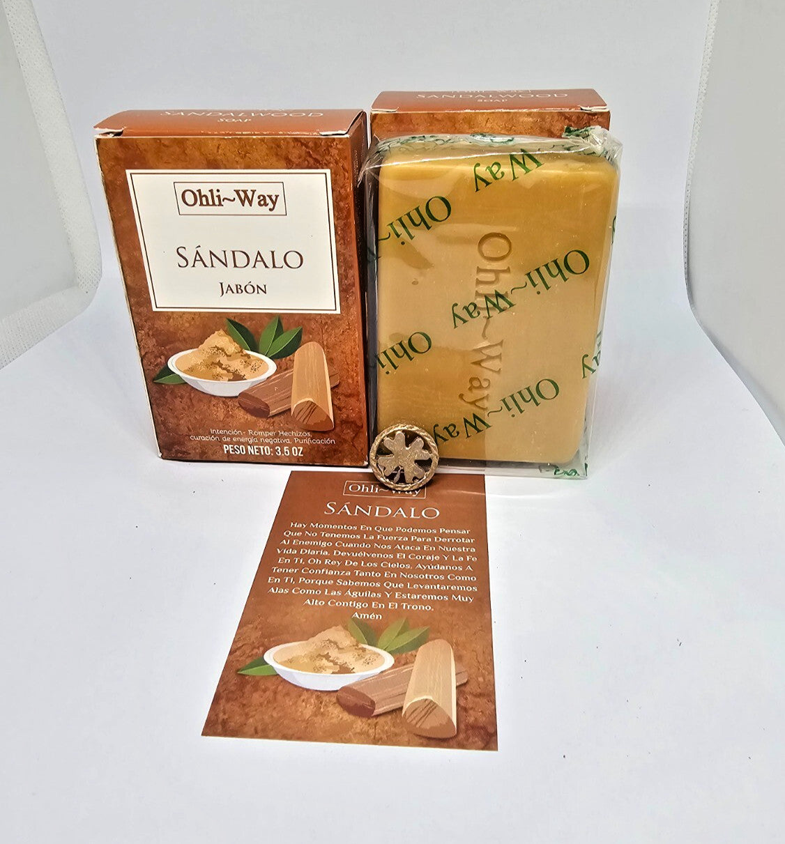 Prosperity & Spiritual Cleansing Sandalwood Soap - Attract Success & Abundance