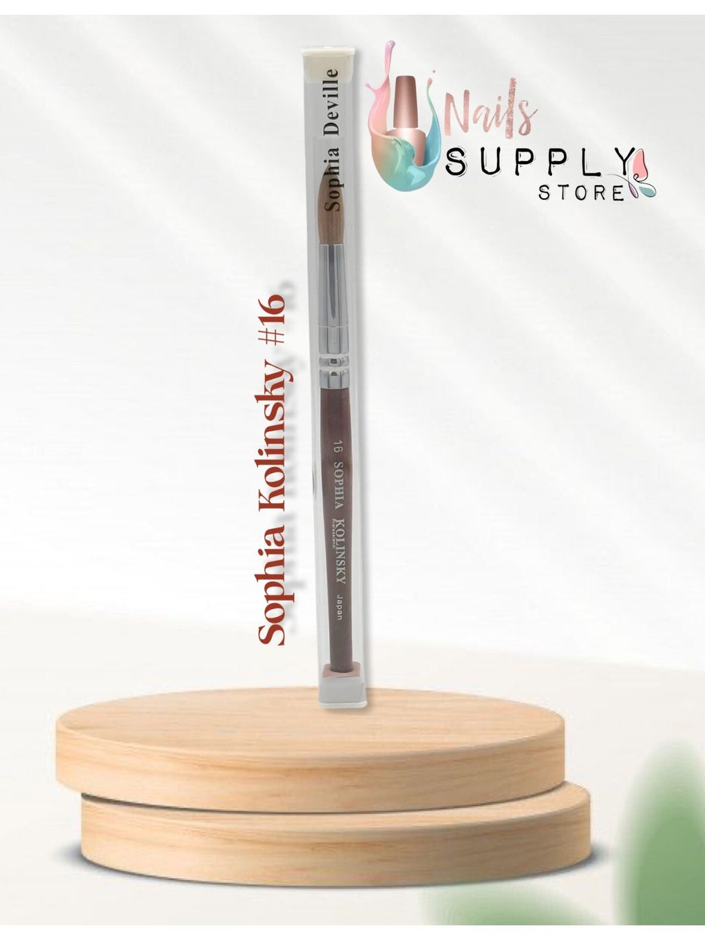 Professional Kolinsky Nail Brush Set - All Sizes for Acrylic & Nail Art
