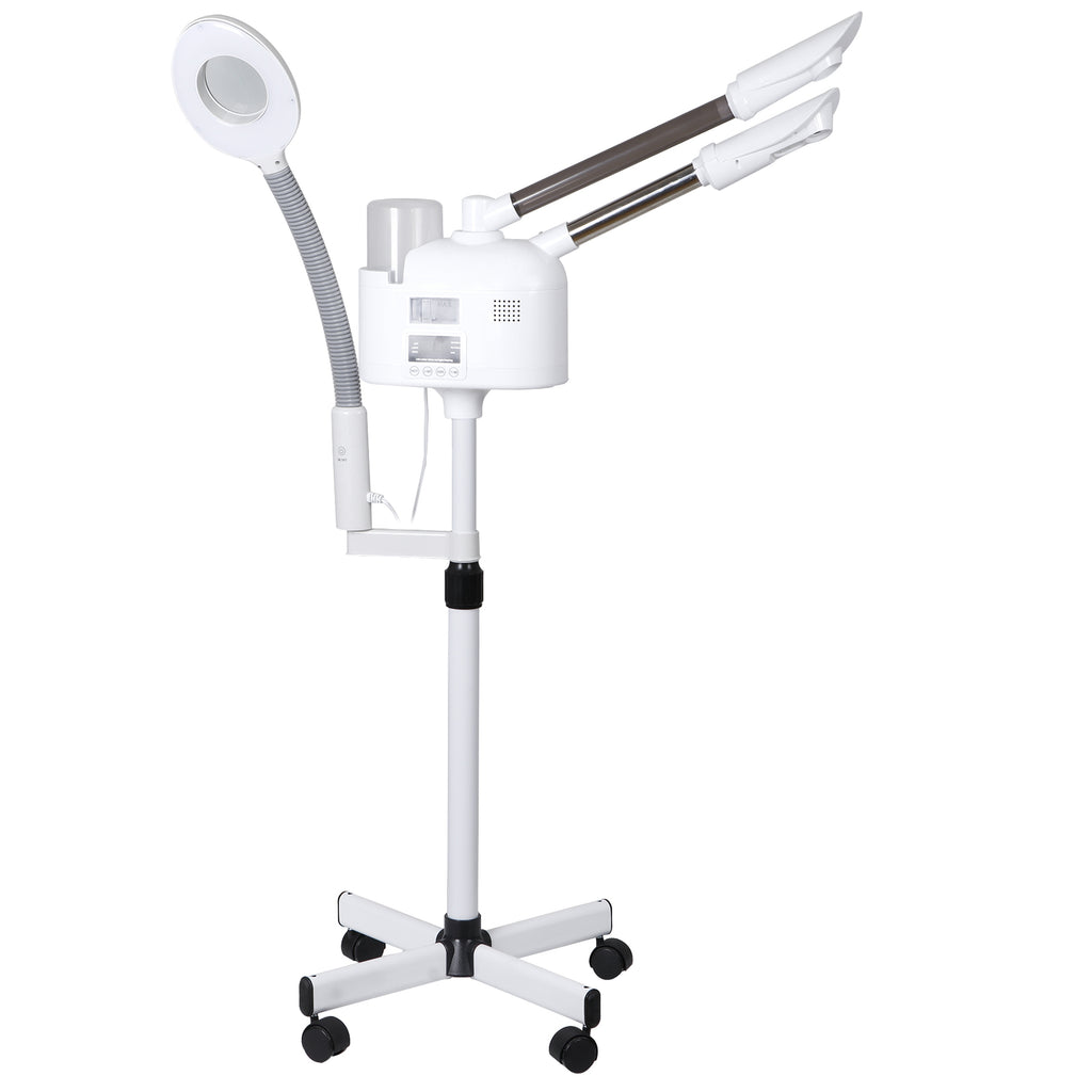 3-in-1 Facial Steamer with Magnifying Lamp for Spa and Salon