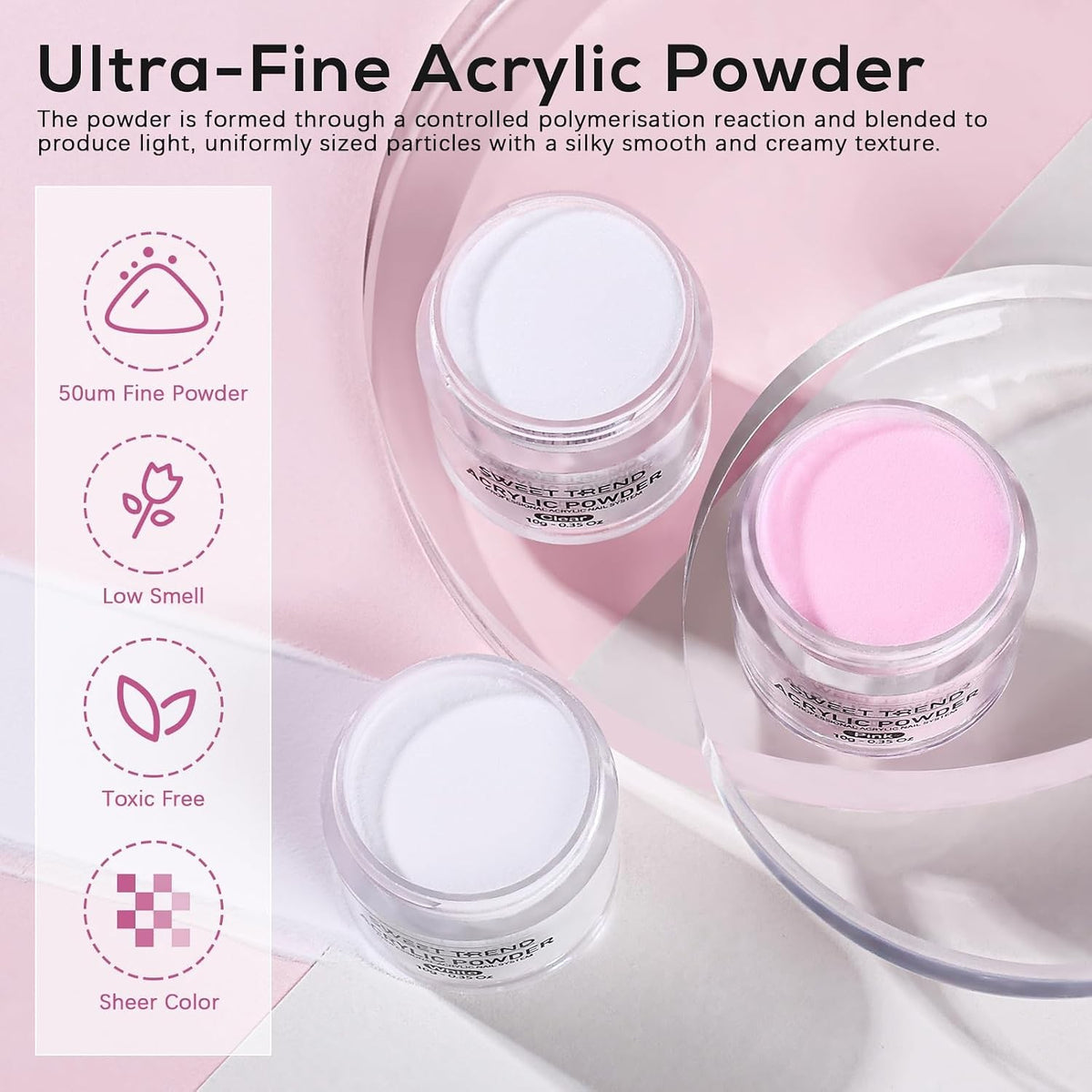 Professional Acrylic Nail Kit with UV Lamp & Tools for Beginners