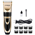 Rechargeable Men's Hair Clippers and Trimmer Grooming Kit with 8 Combs