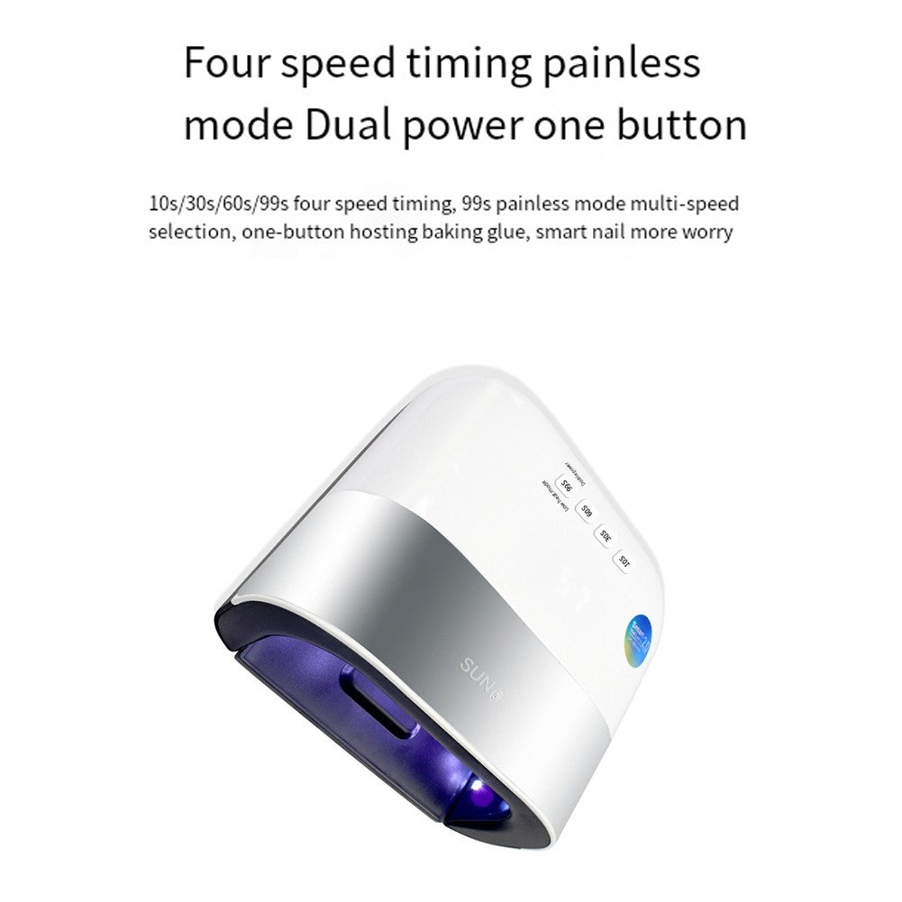 Electric Nail Polish Dryer with Auto Sensor and UV Light - Manicure Equipment