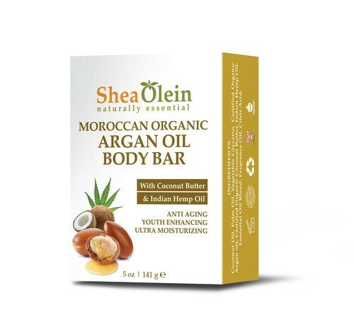 Assorted Shea Oil & Herbal Bar Soaps - Natural Moisturizing Skincare Set