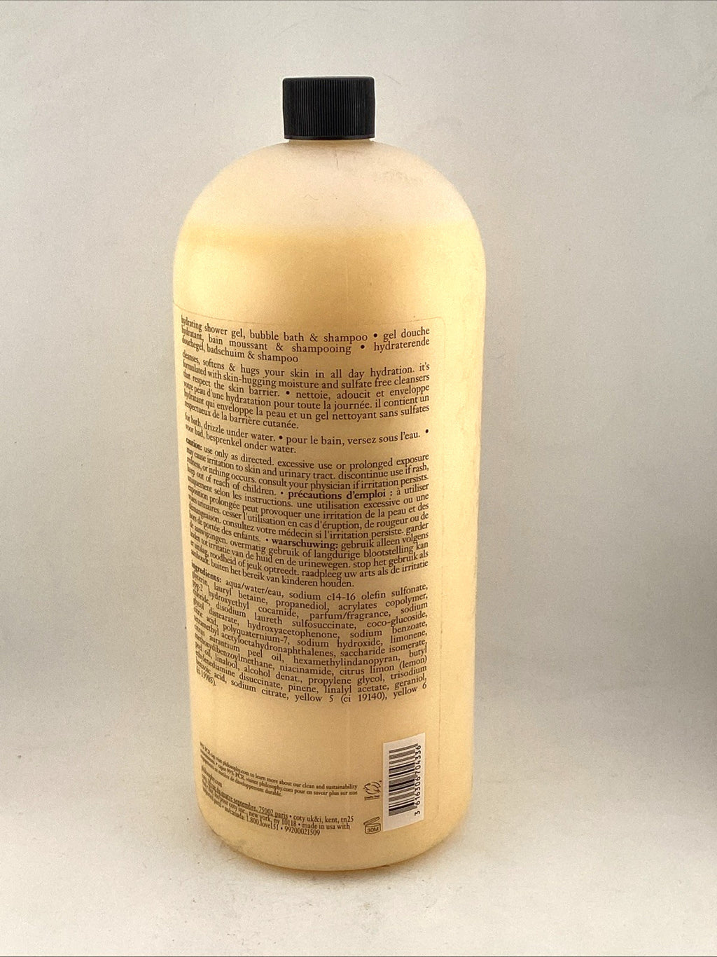Philosophy Salted Citrus Hydrating Shower Gel 64oz Sealed - Moisturizing Body Wash