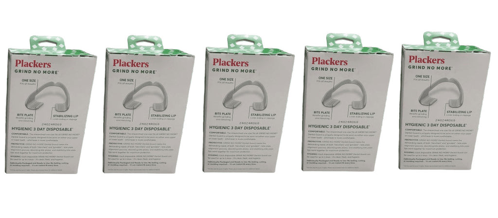 5-Pack Disposable Dental Night Guards for Teeth Grinding - Protect & Sleep Better
