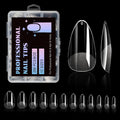 Short Almond Nail Tips 288PC Gel Acrylic False Nails with 12 Sizes