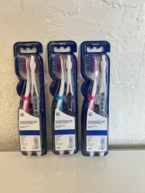 Oral-B Pro-Flex Stain Eraser Toothbrushes Soft Bristles Pack of 6