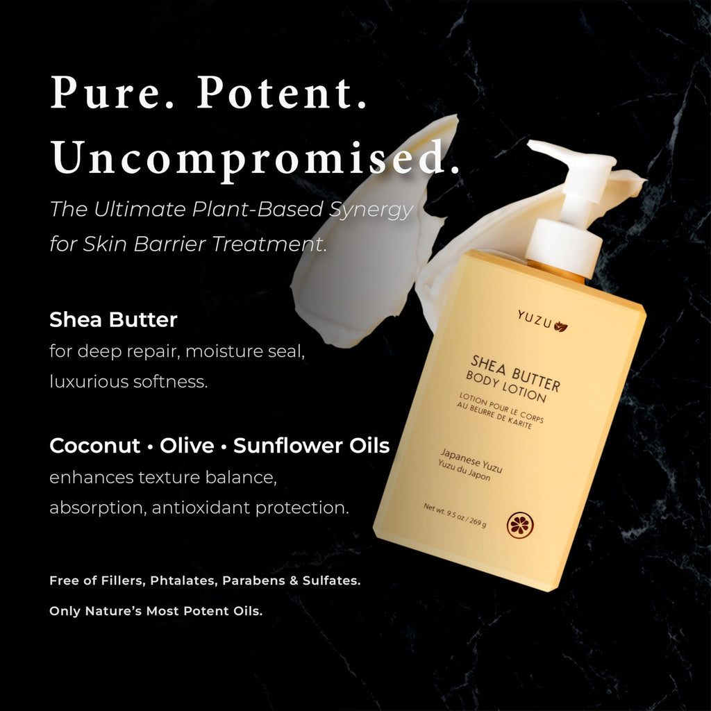 Shea Butter Body Lotion for Dry Sensitive Skin with Eucalyptus Mint - 16oz