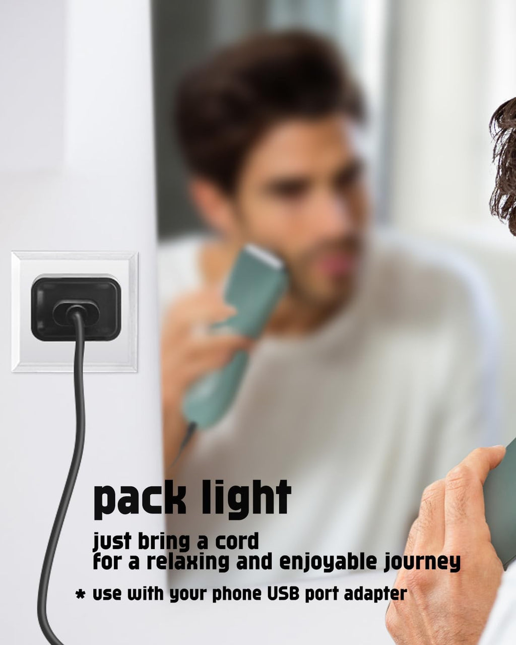 USB Charger for Meridian M2B M2C M2A M2G Trimmer - Replacement Power Adapter