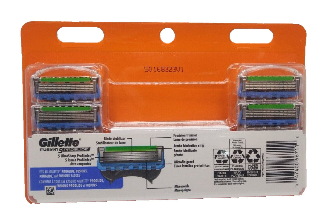 Gillette Fusion 5 ProGlide Razor Cartridge Refill Pack - 8 Count Sealed