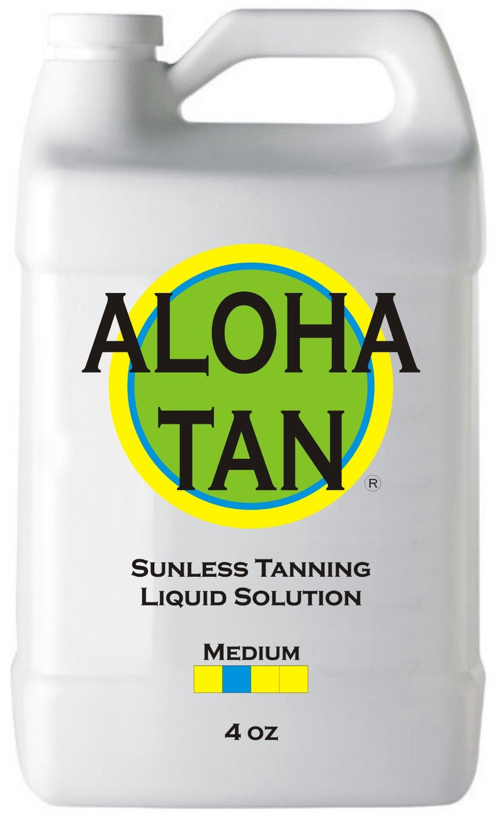 Aloha Tan Medium Self Tanning Spray Solution - 4 oz with Mitt & Gloves