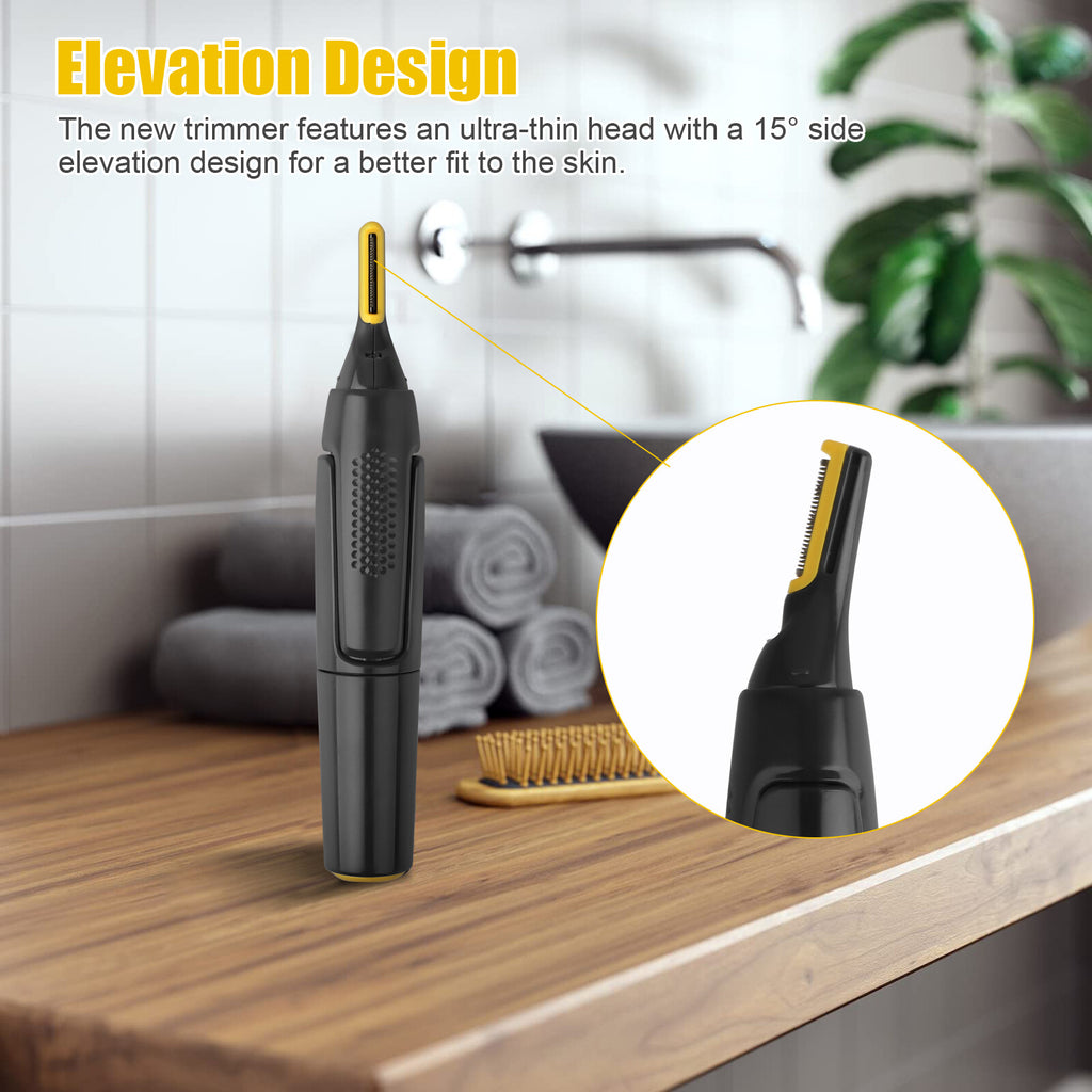 Electric Nose Ear Hair Trimmer for Men & Women - Painless Facial Grooming