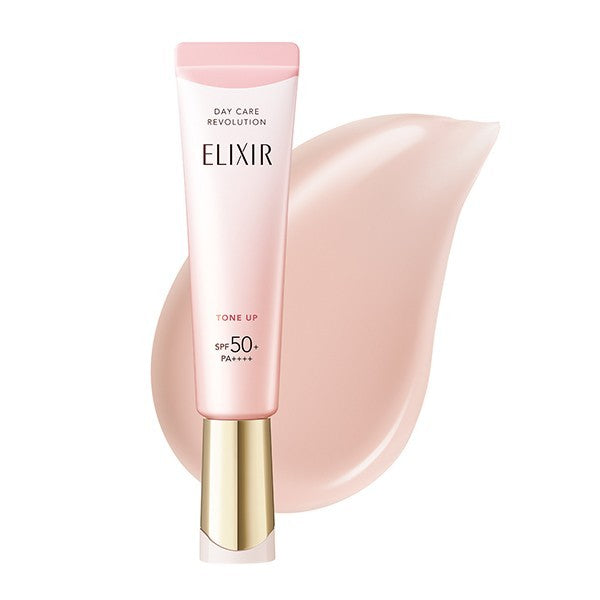 Shiseido Elixir Day Care Pink SPF50+ PA++++ 35g - Brightening & UV Protection