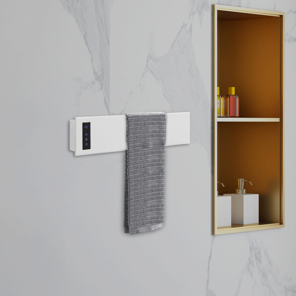 Wall-Mounted Electric Towel Warmer with Adjustable Temperature and Timer