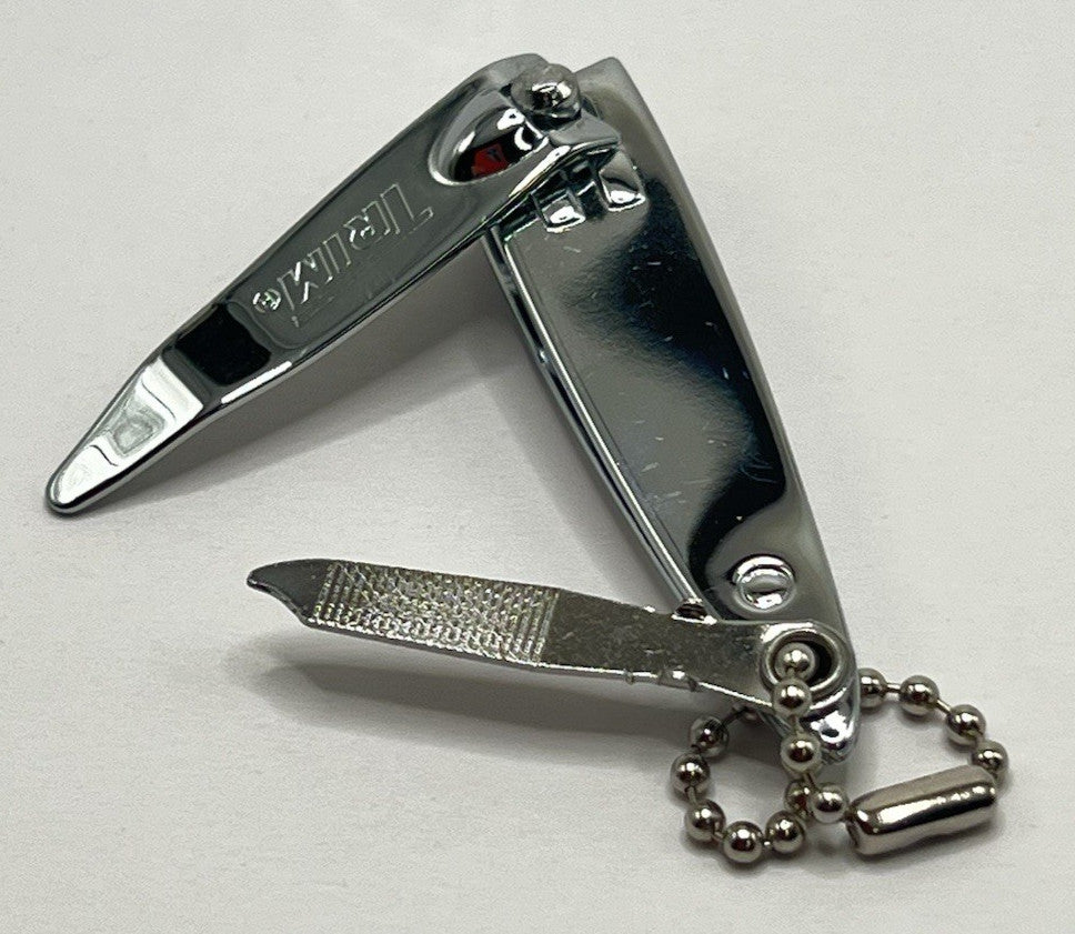 Professional Stainless Steel Nail Clippers Set - 12 Trim Fingernail Cutters & Files