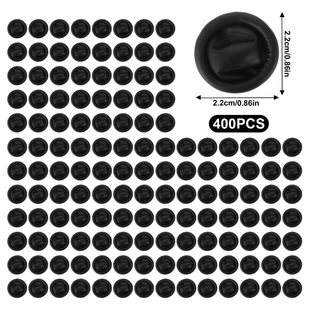Large Black Finger Cots 400 Pcs - Latex Finger Protectors for Precision Work