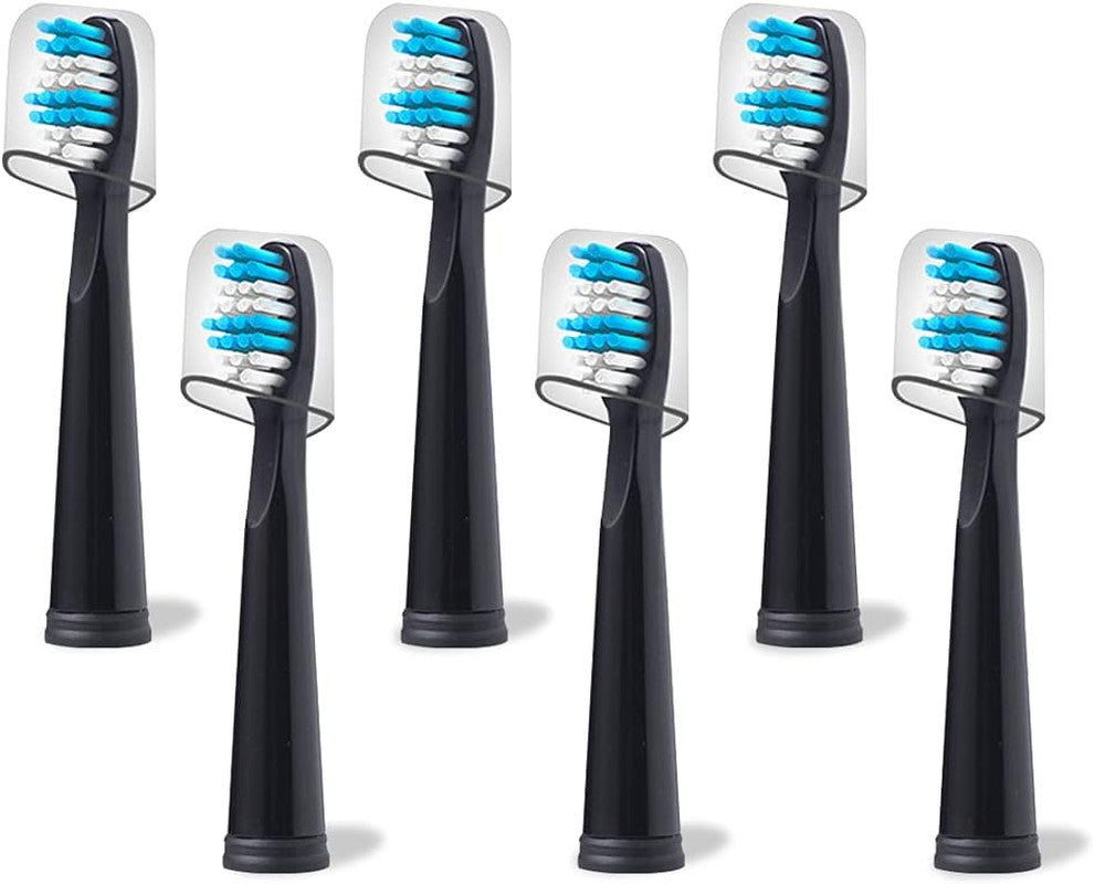Replacement Toothbrush Heads Compatible with Fairywill Electric Toothbrush - Pack of 6